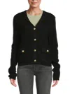 Bruno Magli Women's Merino Button Jacket In Black