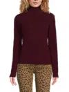Bruno Magli Women's Cashmere Mockneck Sweater In Burgundy