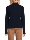 Bruno Magli Women's Cashmere Mockneck Sweater In Navy