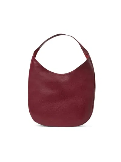 Bruno Magli Women's Leather Shoulder Bag In Wine