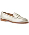 Bruno Magli Lixia Penny Loafer In Gold Metallic