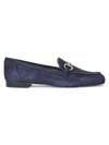 Bruno Magli Women's Luna Suede Bit Loafers In Navy