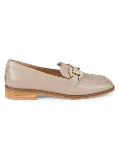 Bruno Magli Women's Natalie Leather Bit Loafers In Gray