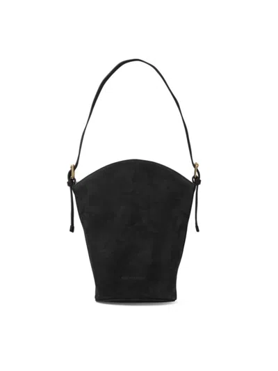 Bruno Magli Women's Scarlett Suede Bucket Bag In Black