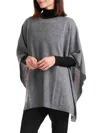 Bruno Magli Women's Wool Blend Knit Poncho In Grey