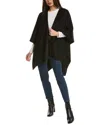 Bruno Magli Wool-blend Cape In Black