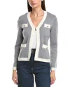 Bruno Magli Wool Cardigan In Multi