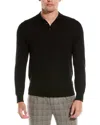 Bruno Magli Wool Polo Sweater In Black