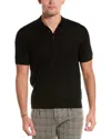 Bruno Magli Wool Polo Sweater In Black