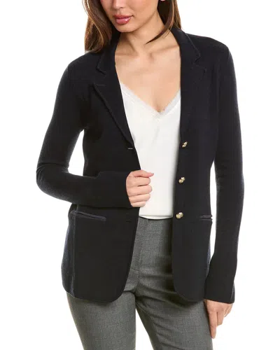 Bruno Magli Wool Sweater Blazer In Blue