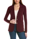 Bruno Magli Wool Sweater Blazer In Red