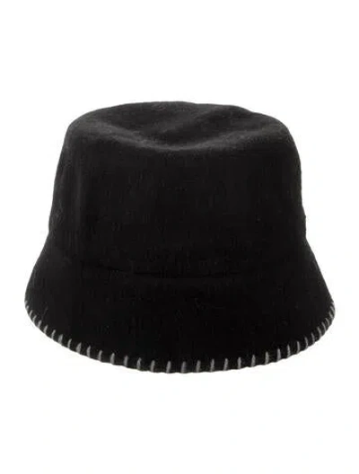 Pre-owned Bruno Magli Wool Whipstitch Hat In Multi