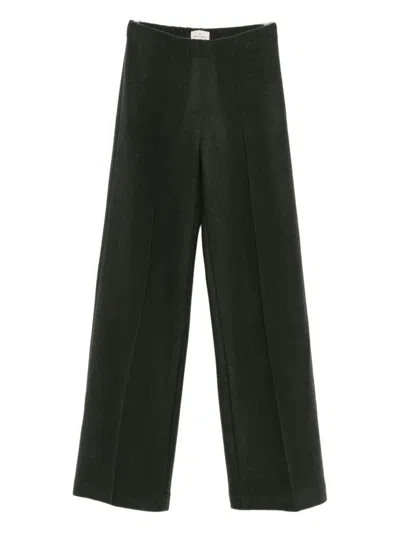 BRUNO MANETTI BRUNO MANETTI 100% WOOL PIQUÉ KNIT TROUSERS
