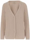 Bruno Manetti Long-sleeved Knitted Cardigan