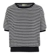 Bruno Manetti Striped-pattern Crew-neck Sweater In Multi