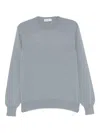 Bruno Manetti Cashmere Jumper In Gray