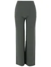 Bruno Manetti Cashmere Pants With Elasticized Waist In Green