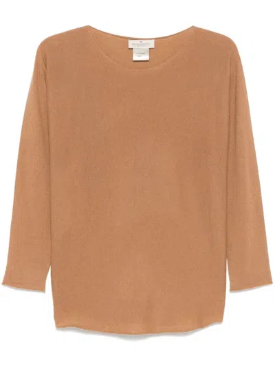 Bruno Manetti Cashmere Sweater In Brown