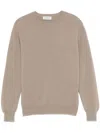 Bruno Manetti Cashmere Sweater In Neutrals
