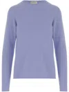 Bruno Manetti Purple Crew Neck Pullover In Purple