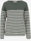 Bruno Manetti Cashmere Sweater With Striped Pattern