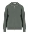 Bruno Manetti Hooded Cashmere Sweatshirt In Black