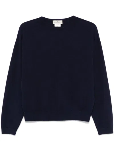 Bruno Manetti Cashmere Top In Blue