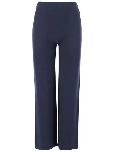 Bruno Manetti Cashmere Trousers In Blue