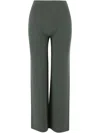 Bruno Manetti Cashmere Pants With Elasticized Waist In Green