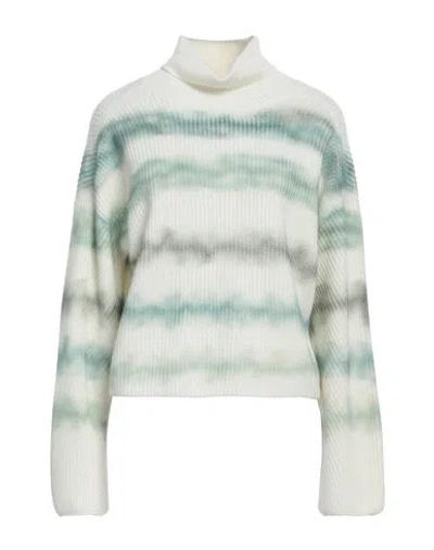 Bruno Manetti Cashmere Woman Turtleneck Ivory Size 6 Cashmere In White