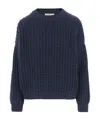 Bruno Manetti Chunky Knit Sweater In Black