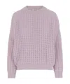 Bruno Manetti Cashmere Sweater With Crew Neck In Pink