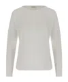 Bruno Manetti Round-neck Sweater In White