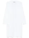 Bruno Manetti Fine-knit Coat In White
