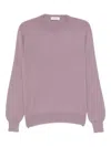 Bruno Manetti Fine-knit Jumper In Pink