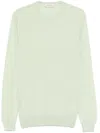 Bruno Manetti Fine-knit Sweater In 207 Green