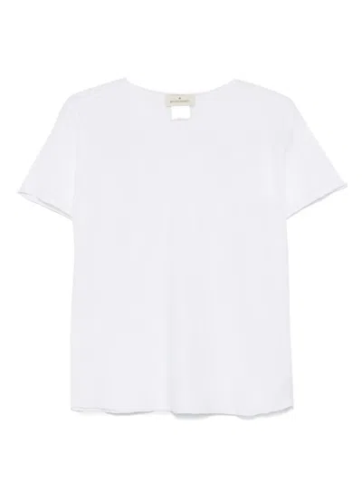 Bruno Manetti Fine-knit T-shirt In 白色