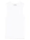 Bruno Manetti Fine-ribbed Top In White