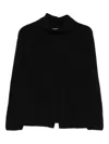 Bruno Manetti High-neck Sweater In Black