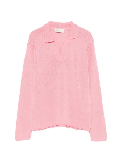 Bruno Manetti Long-sleeve Sweater In Pink