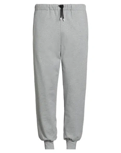 Bruno Manetti Man Pants Grey Size Xl Cotton In Gray
