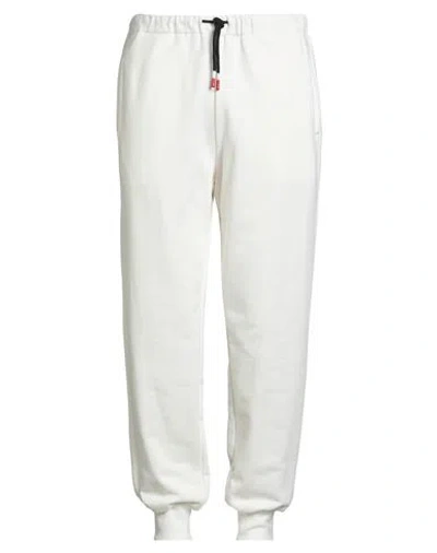 Bruno Manetti Man Pants White Size Xl Cotton In Multi