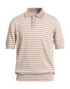 Bruno Manetti Man Sweater Beige Size L Cotton In Sand