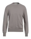 Bruno Manetti Man Sweater Grey Size M Baby Cashmere In Grey