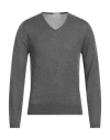 Bruno Manetti Man Sweater Grey Size S Cashmere, Silk