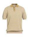 Bruno Manetti Man Sweater Khaki Size Xl Cotton In Sand