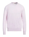 Bruno Manetti Man Sweater Lilac Size L Cashmere In Purple