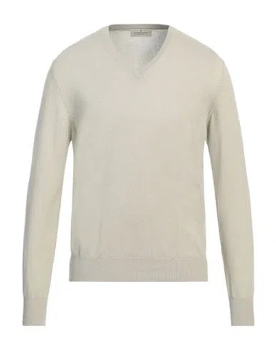 Bruno Manetti Man Sweater Sage Green Size M Cashmere