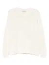 Bruno Manetti Open-work Sweater In Neutral