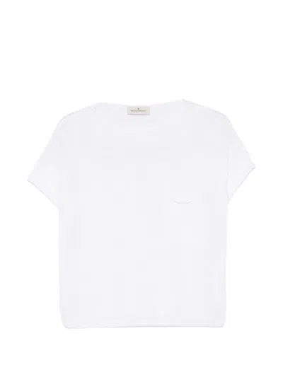 Bruno Manetti Pocket-detail Knitted Sweater In White
